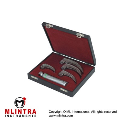 Apollo™ Standard McIntosh Laryngoscope Set With Battery Handle Ref:- AN-290-01 and Blades Ref:- AN-210-00 to AN-210-04 Stainless Steel,